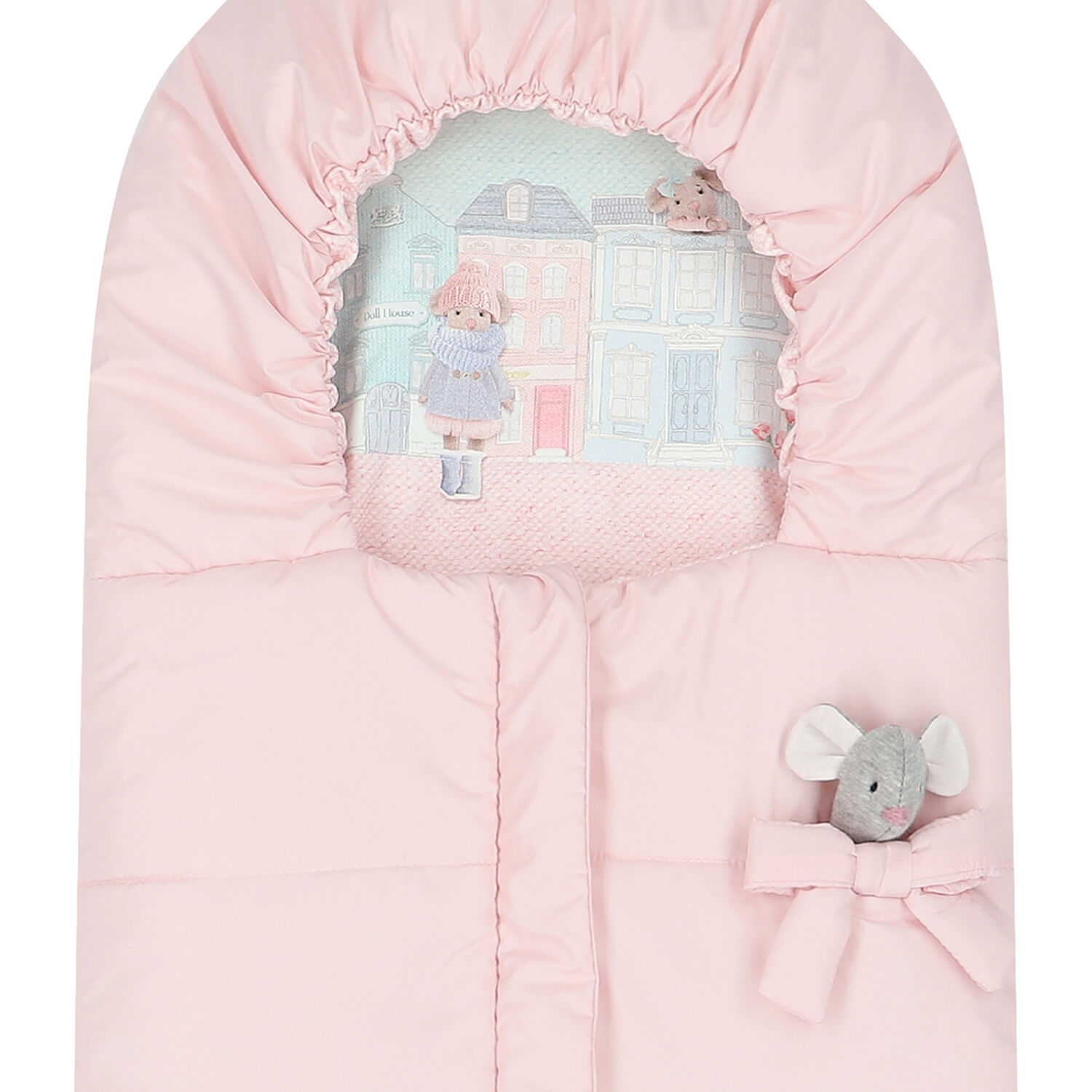 مدس بنات مبطن باللون الوردي, 1, hi-res